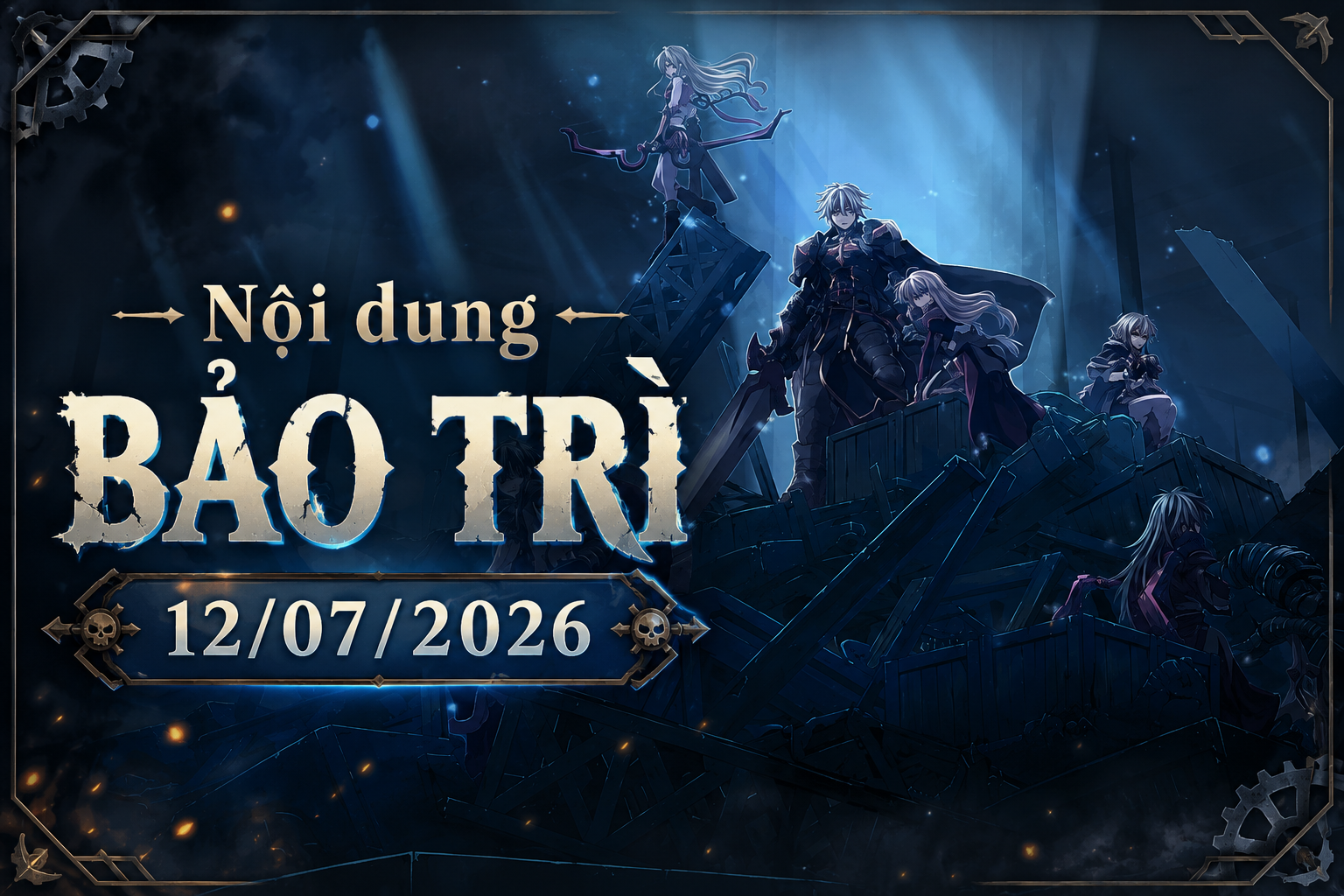 Bảo trì cập nhật ngày 12/07